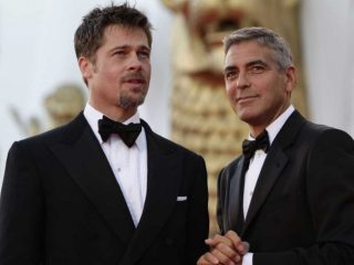 Brad Pitt y George Clooney reducen su sueldo